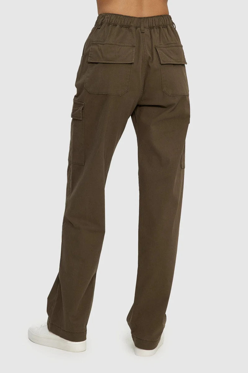 Straight Cut Cargo Pants