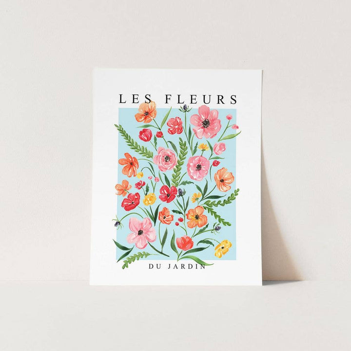 Les Fleurs Watercolor Art Print