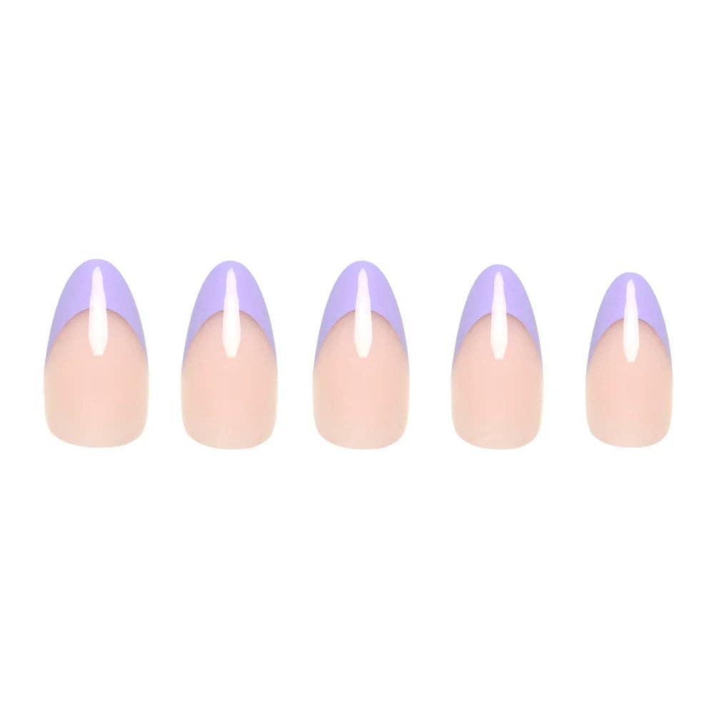 French Lilac Press-On Nails | Spring Purple