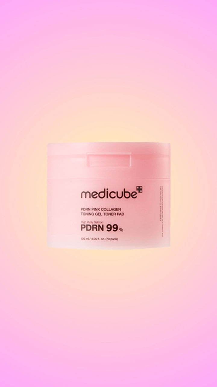 Medicube Pdrn Pink Collagen Toning Gel Toner Pad