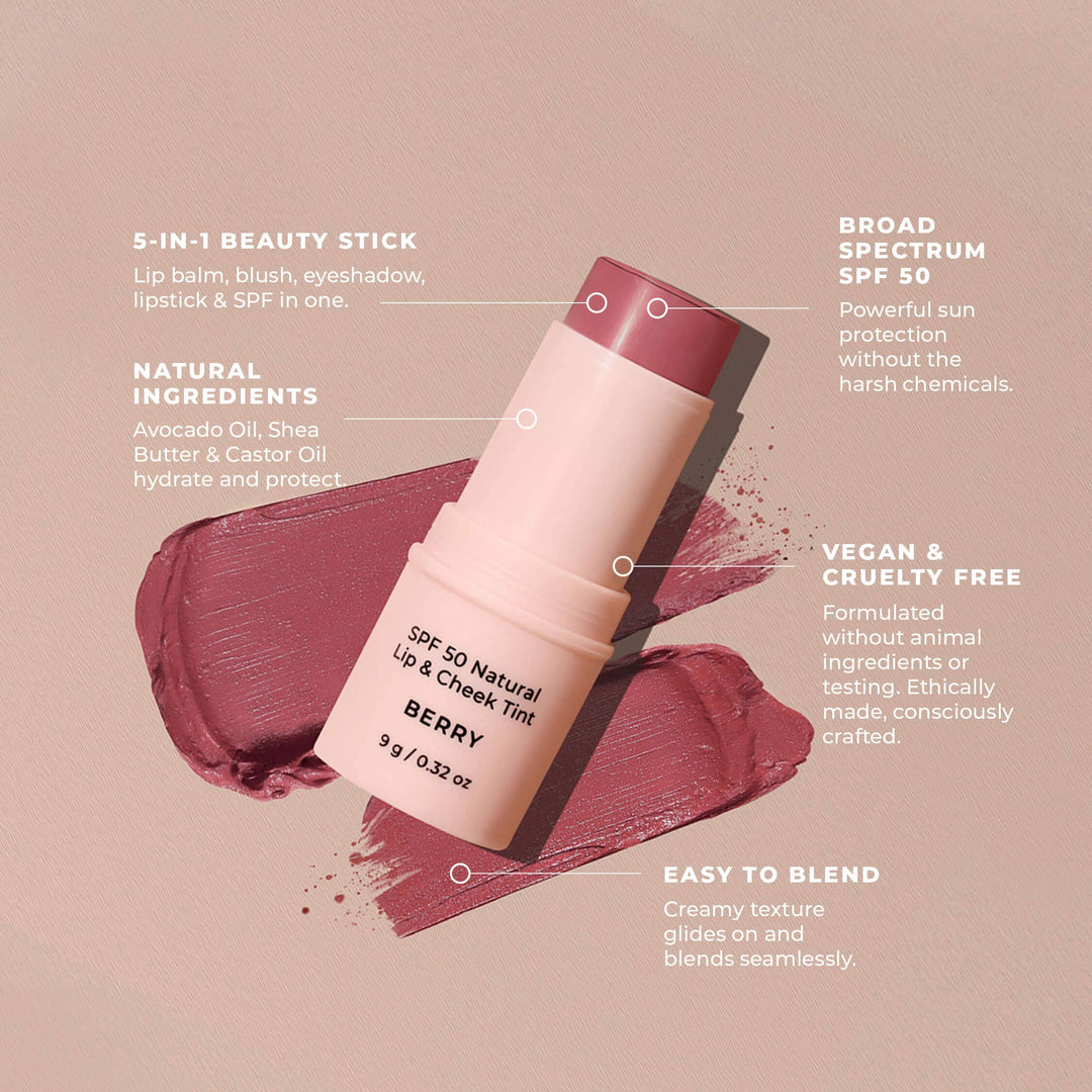 SPF 50 Natural Lip & Cheek Tint