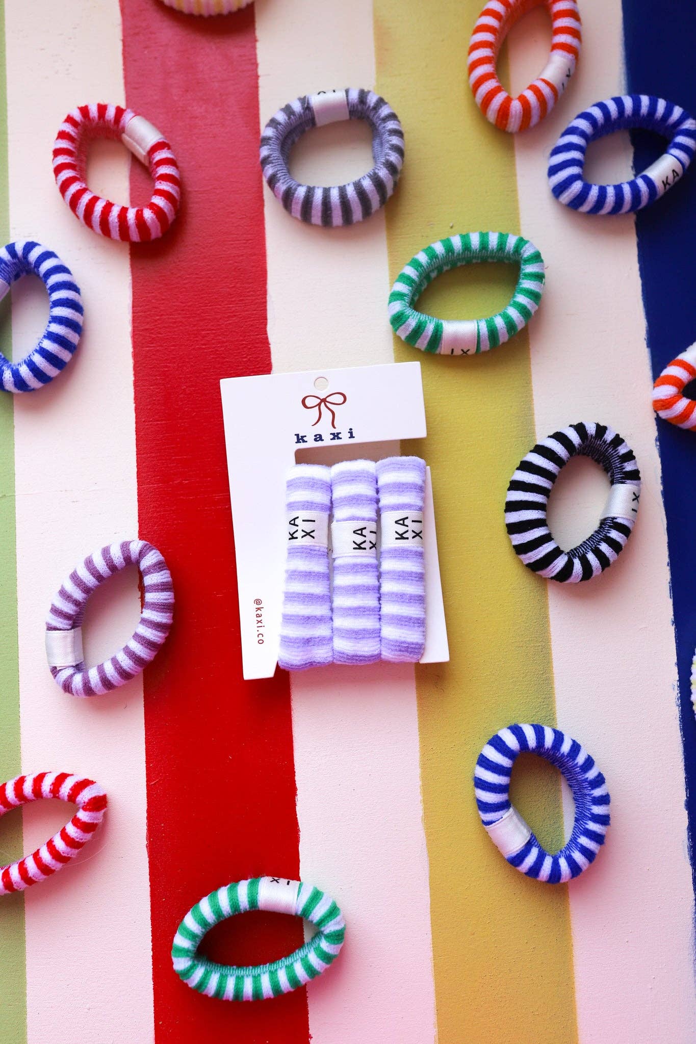 Striped Hair Ties (Pack of 3) – Ma Maison + Co.