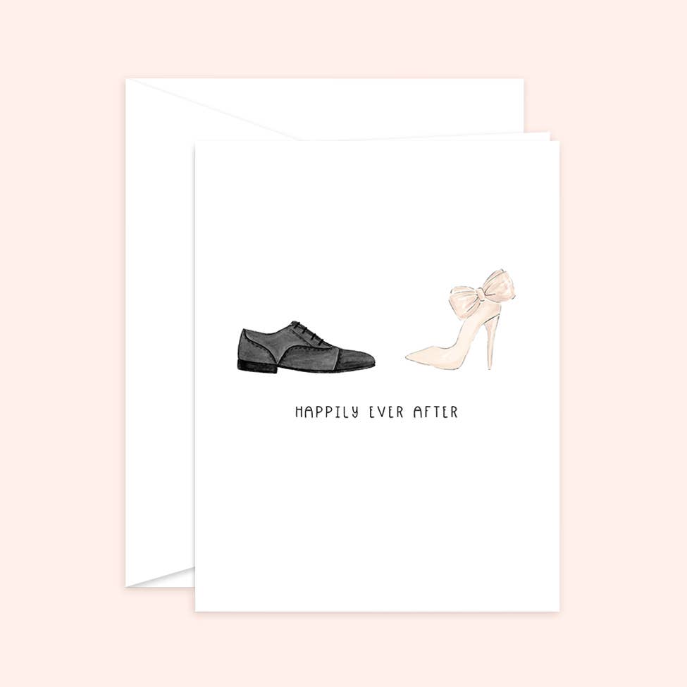 Happily Ever After Mr + Mrs Card