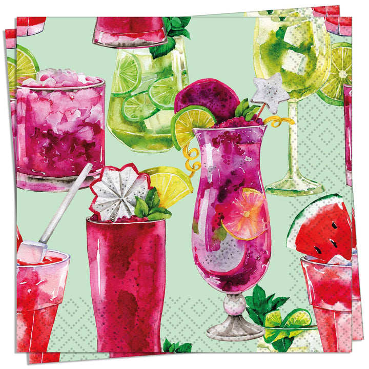 Colourful Cheers Cocktail Napkin