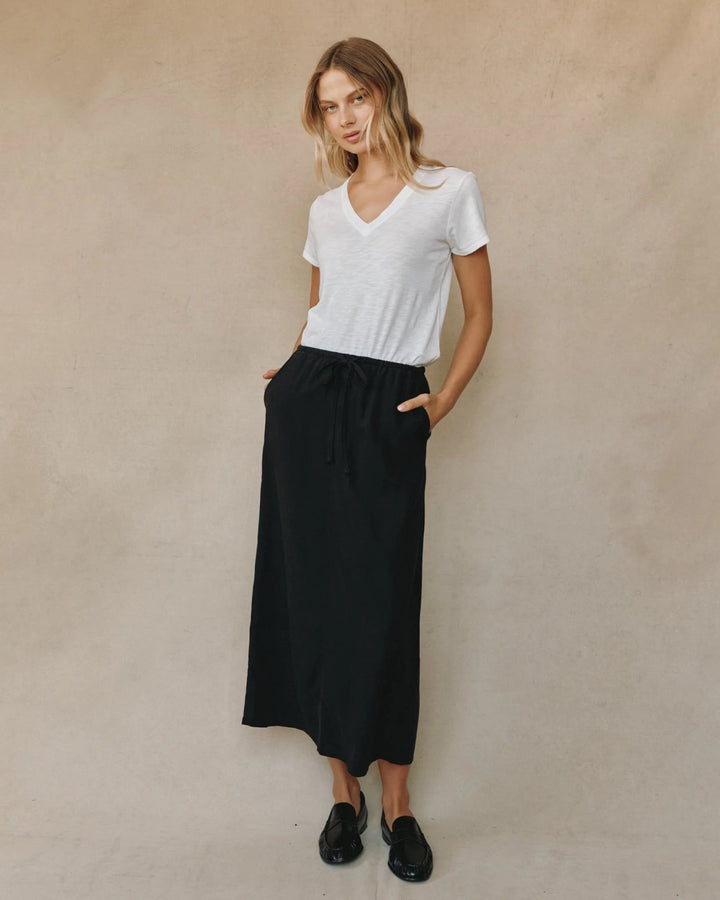 Back Slit Skirt