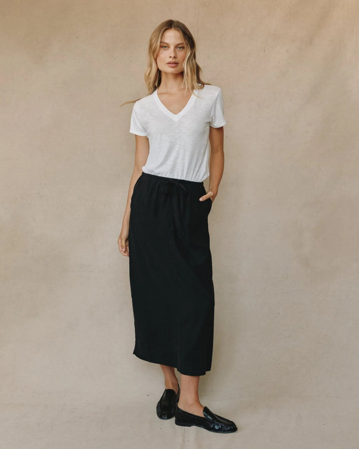 Back Slit Skirt