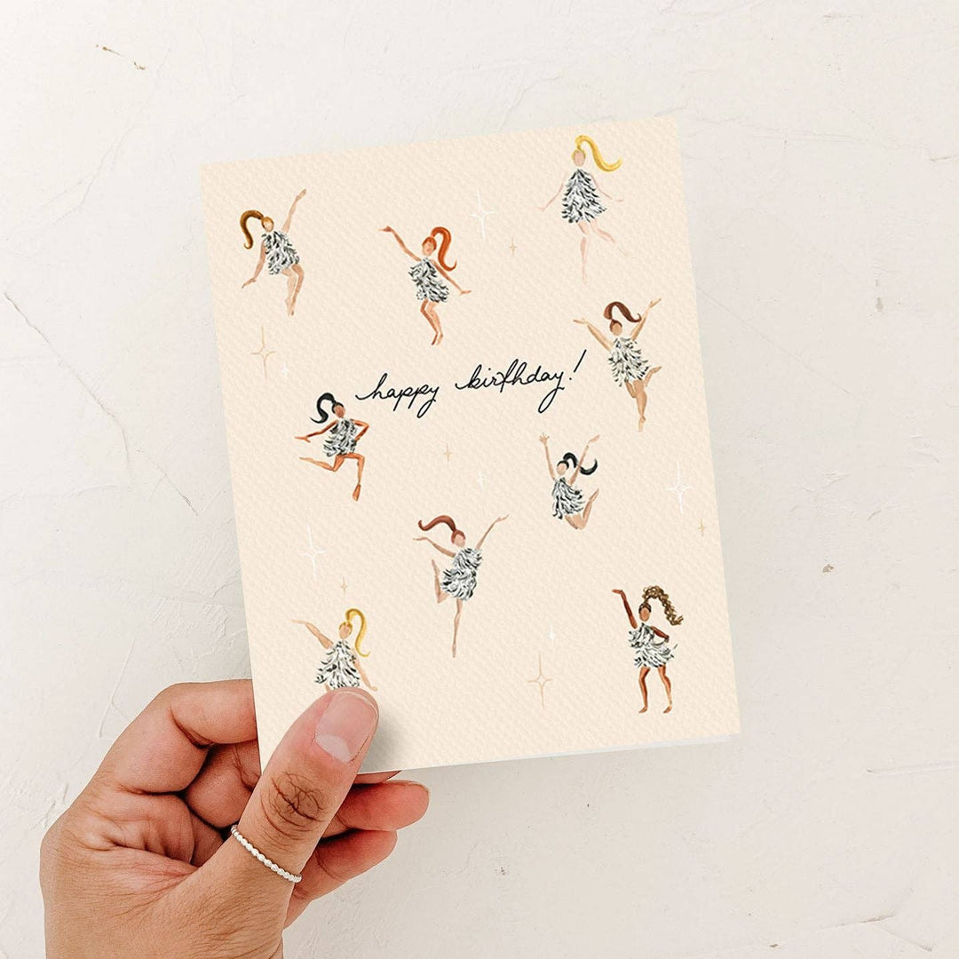Birthday Disco Girls Card