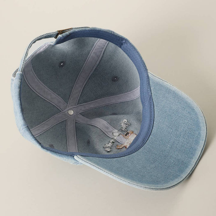 My Doodle Denim Baseball Cap
