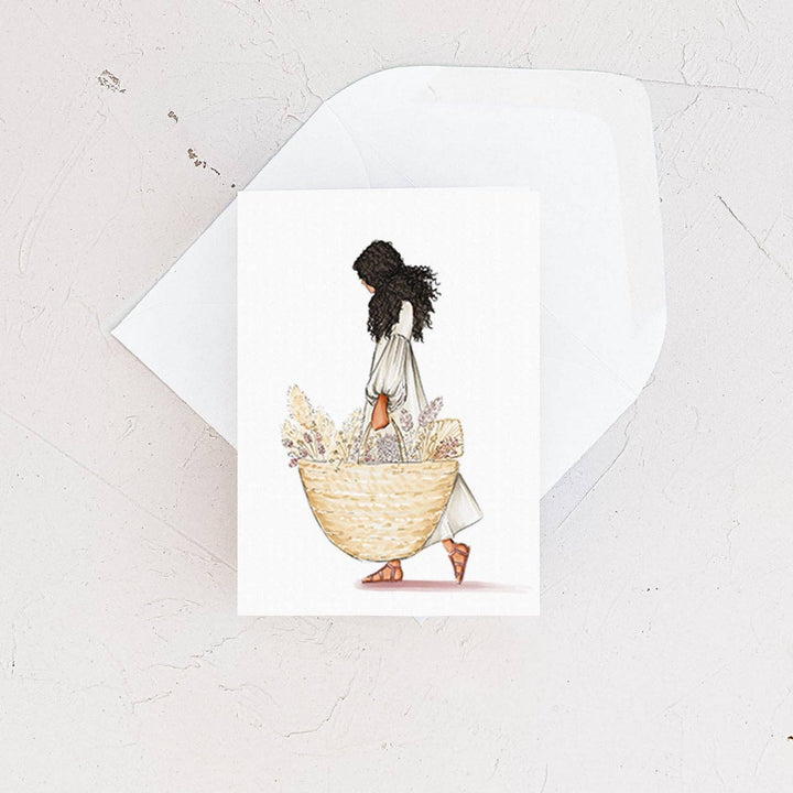 French Basket Everyday Mini Card