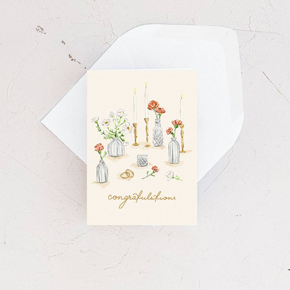 Wedded Congratulations Mini Card