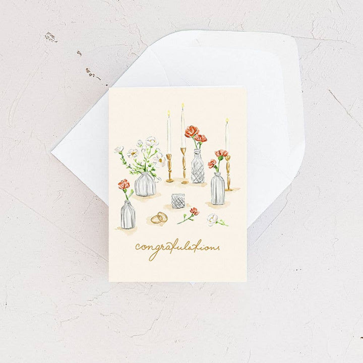 Wedded Congratulations Mini Card