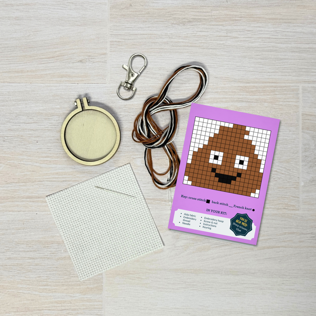 S**t Happens! Mini Cross Stitch Kit