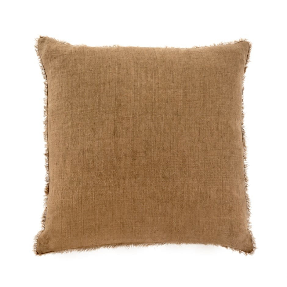 Lina Linen Pillow Hazelnut