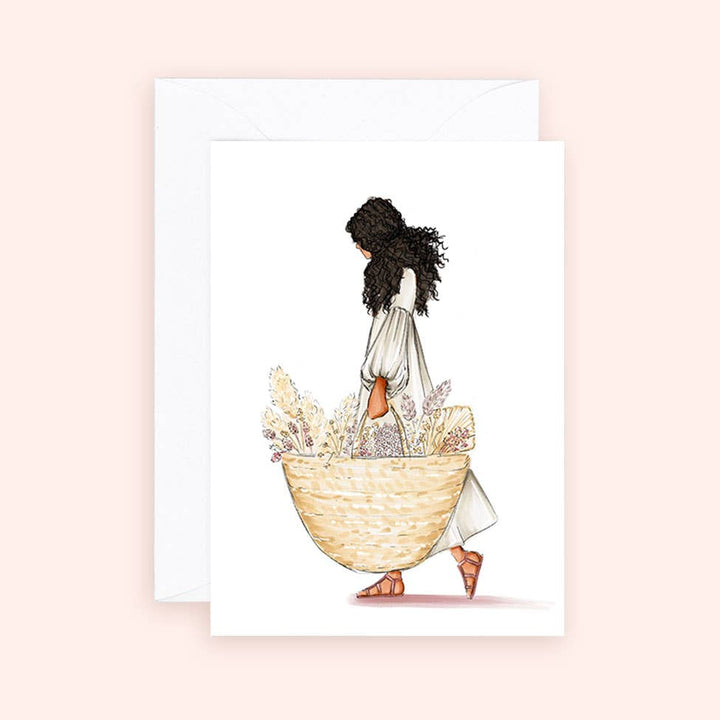 French Basket Everyday Mini Card