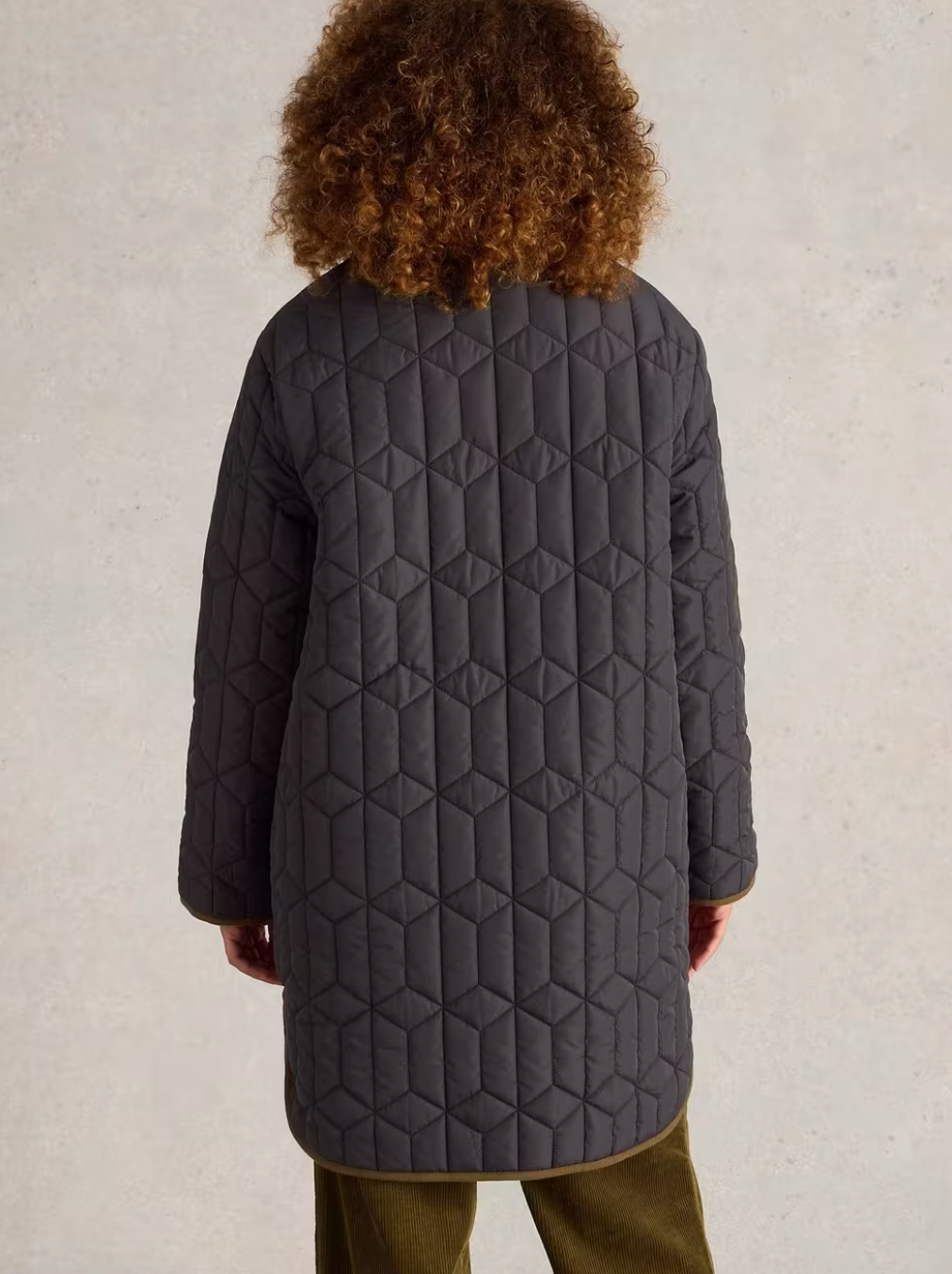 Carmel Borg Lined Quilted Coat