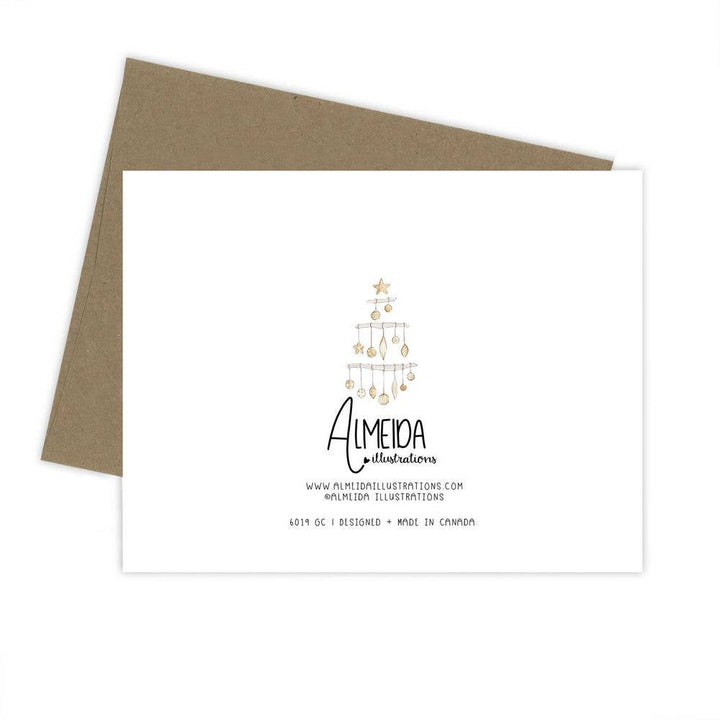 The Nutcracker Ballerina Christmas Greeting Card