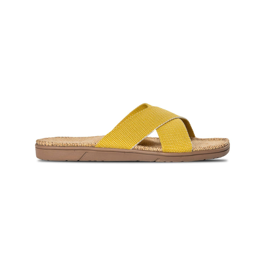 Shangies Unisex Jute Sandal – Mellow Maize (Yellow)