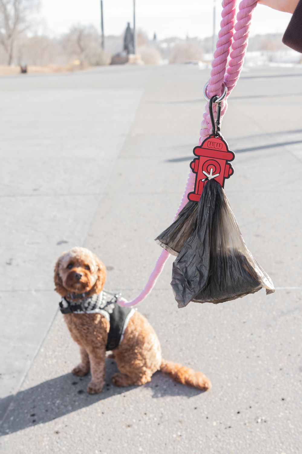 Fire Hydrant Dog Waste Bag Holder