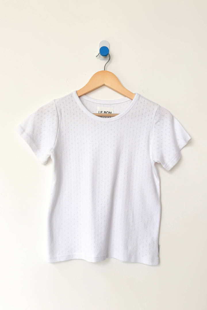 Pointelle Babe Tee