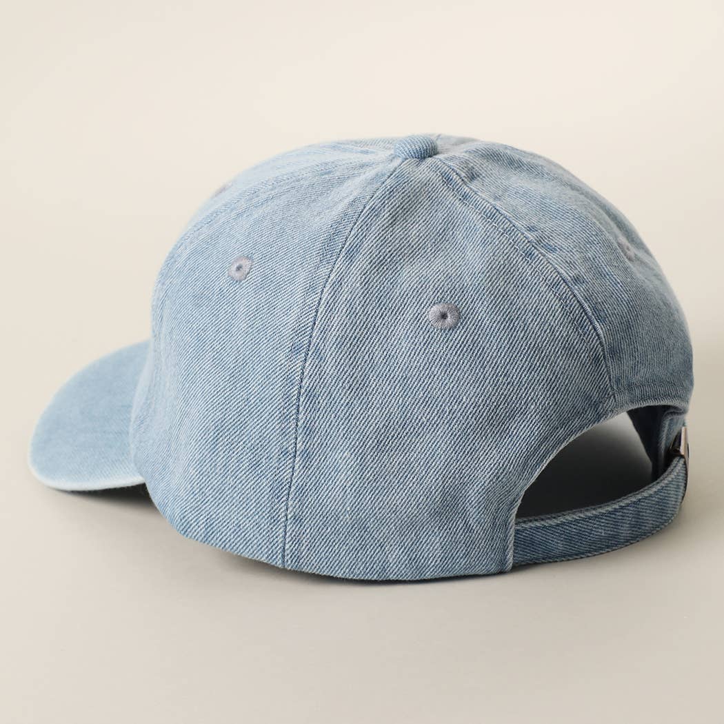 My Doodle Denim Baseball Cap