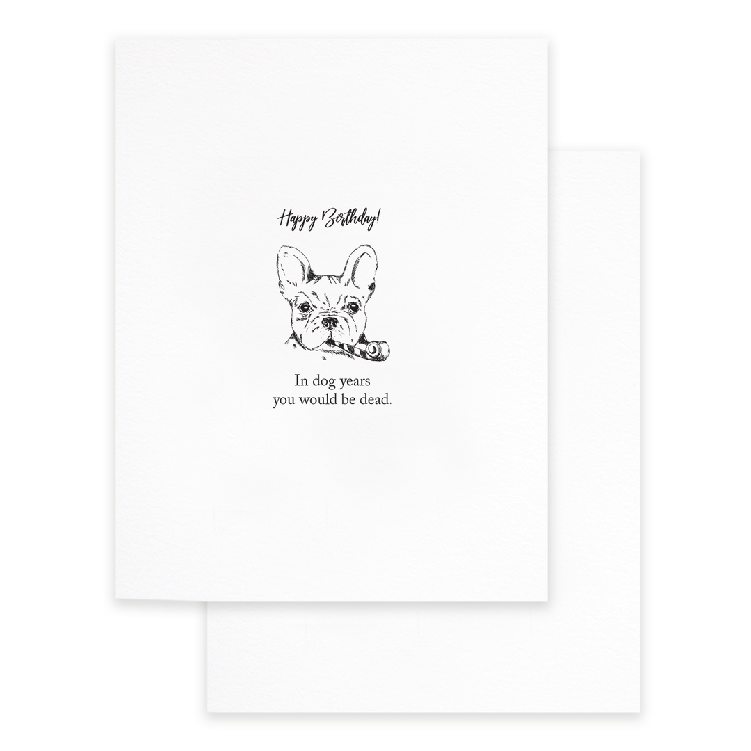 Dead in Dog Years Card