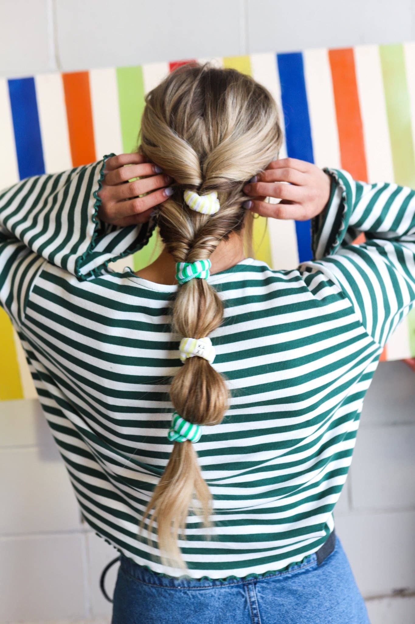 Striped Hair Ties (Pack of 3) – Ma Maison + Co.