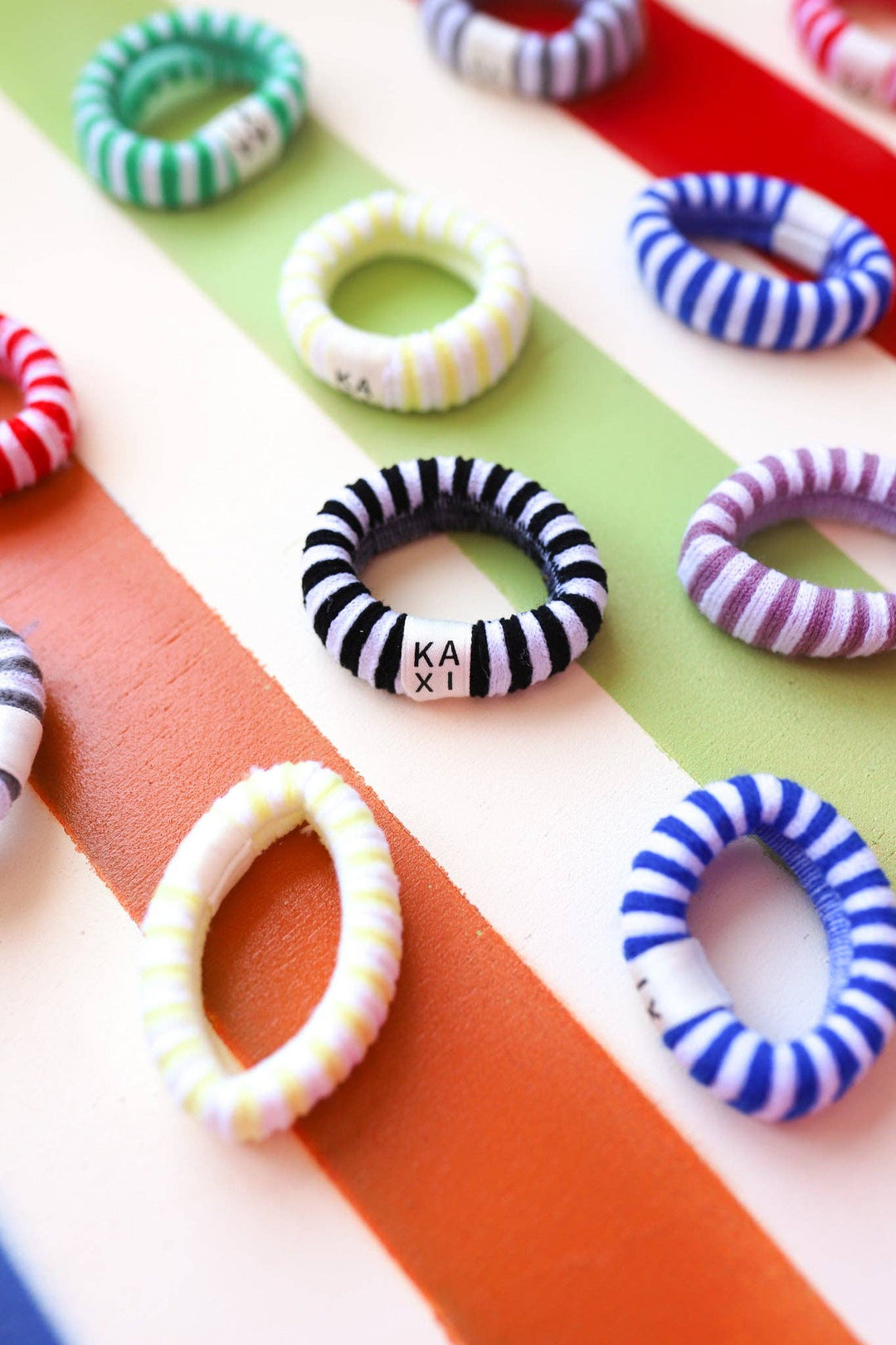 Striped Hair Ties (Pack of 3)