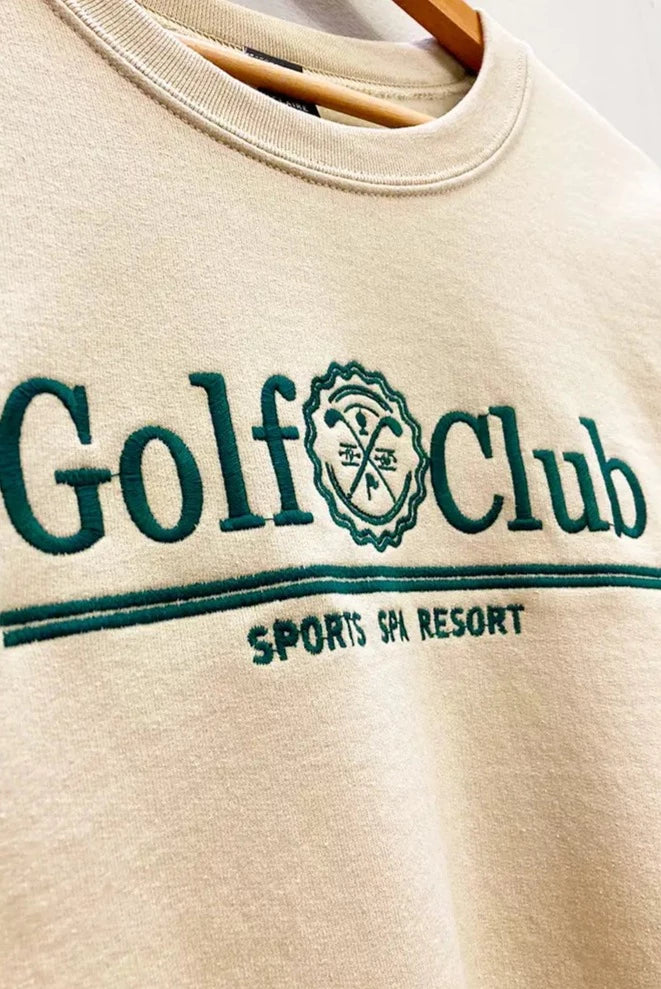 Golf Club Embroidered Sweatshirt