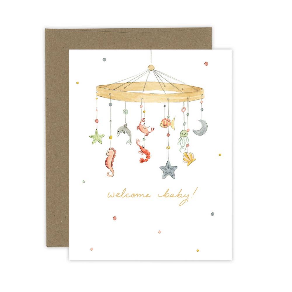 Under the Sea Welcome Baby Card