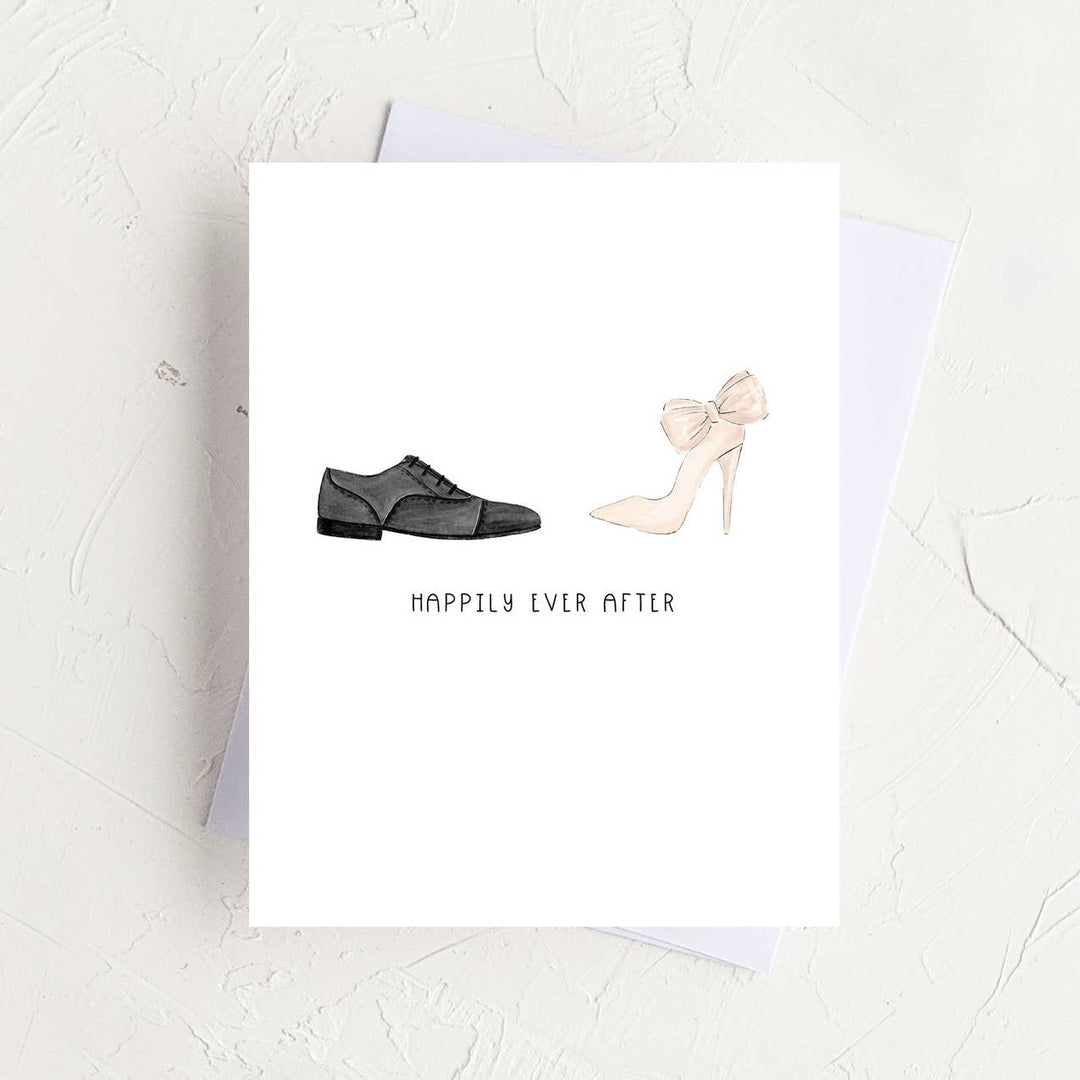 Happily Ever After Mr + Mrs Card