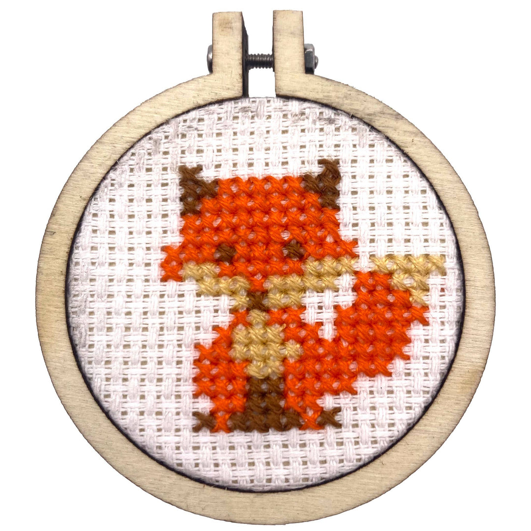 For Fox Sake! Mini Cross Stitch Kit