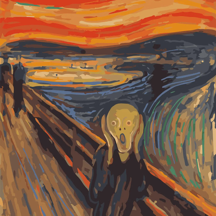 The Scream Paint By Numbers