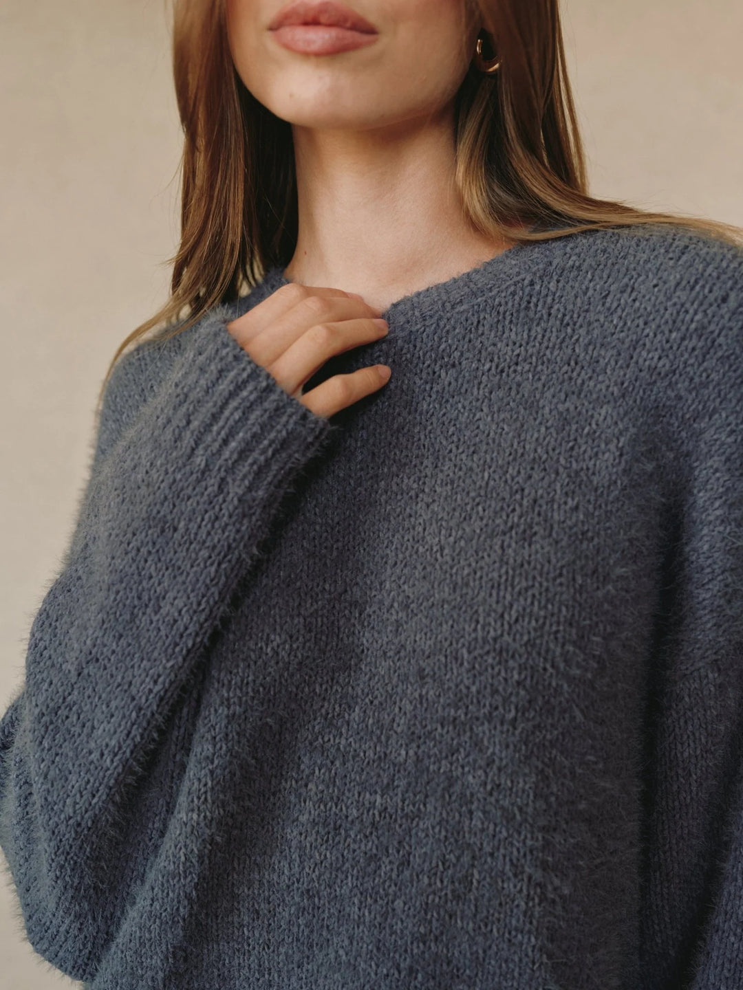Drop Shoulder Sweater