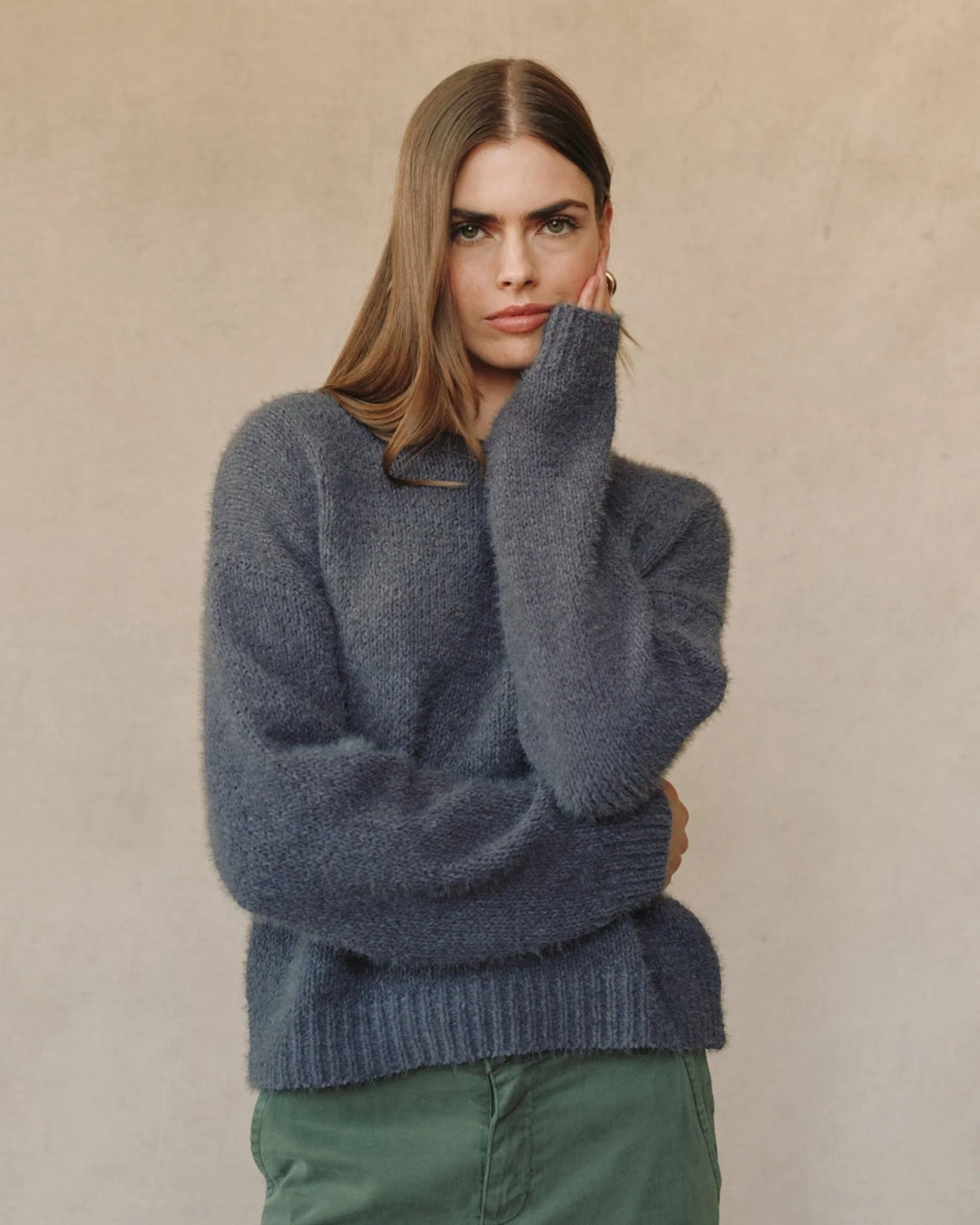 Drop Shoulder Sweater