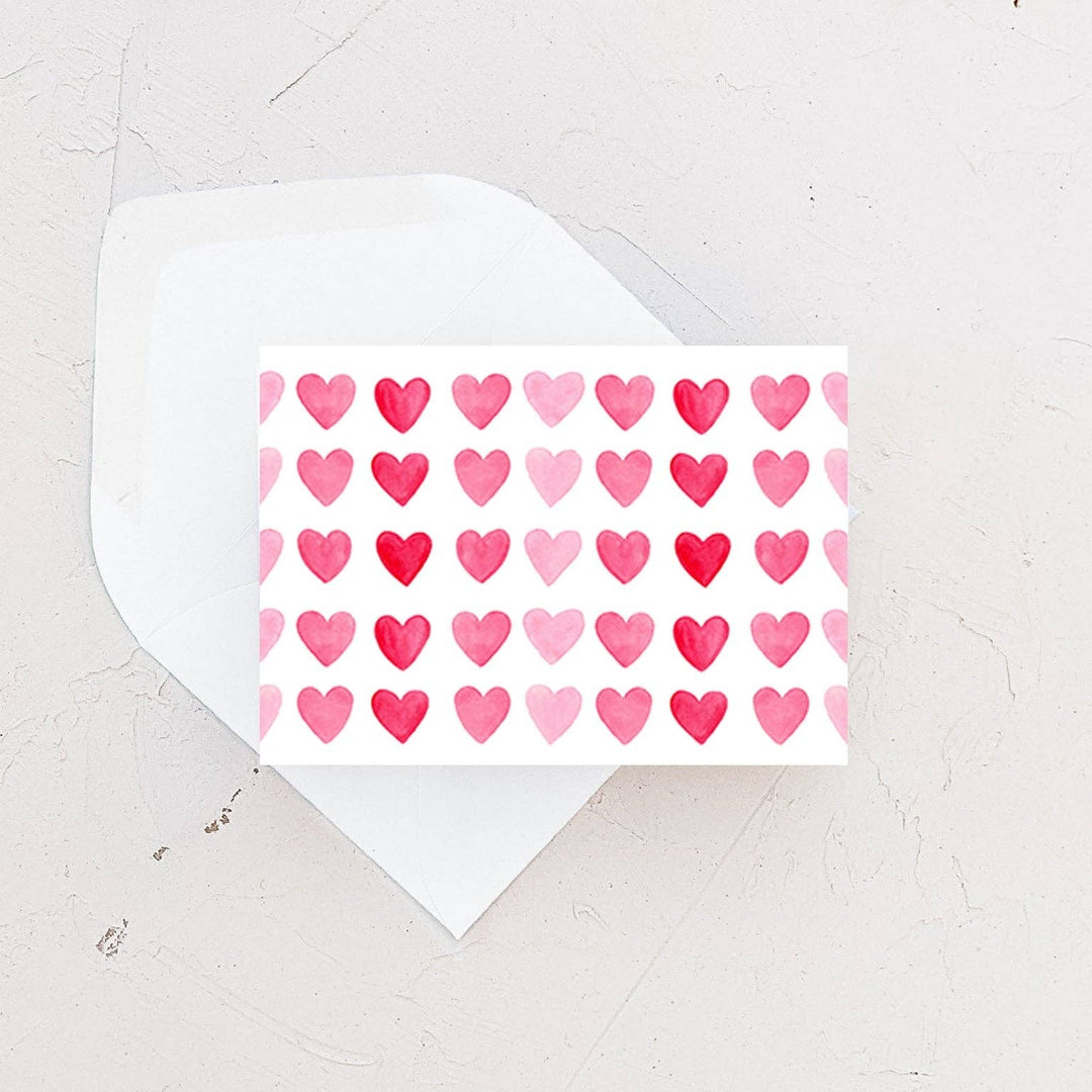 Mini Hearts Mini Card