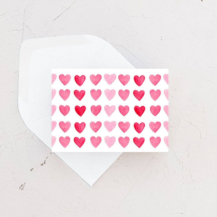 Mini Hearts Mini Card