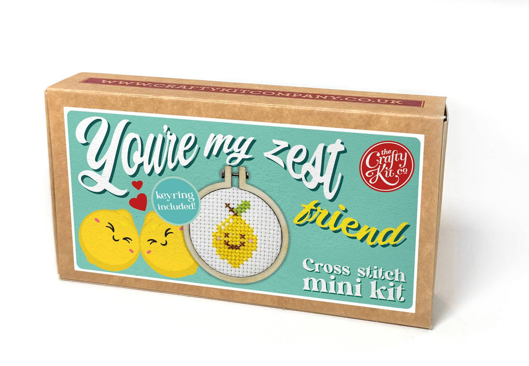 You're My Zest Friend Mini Cross Stitch Kit