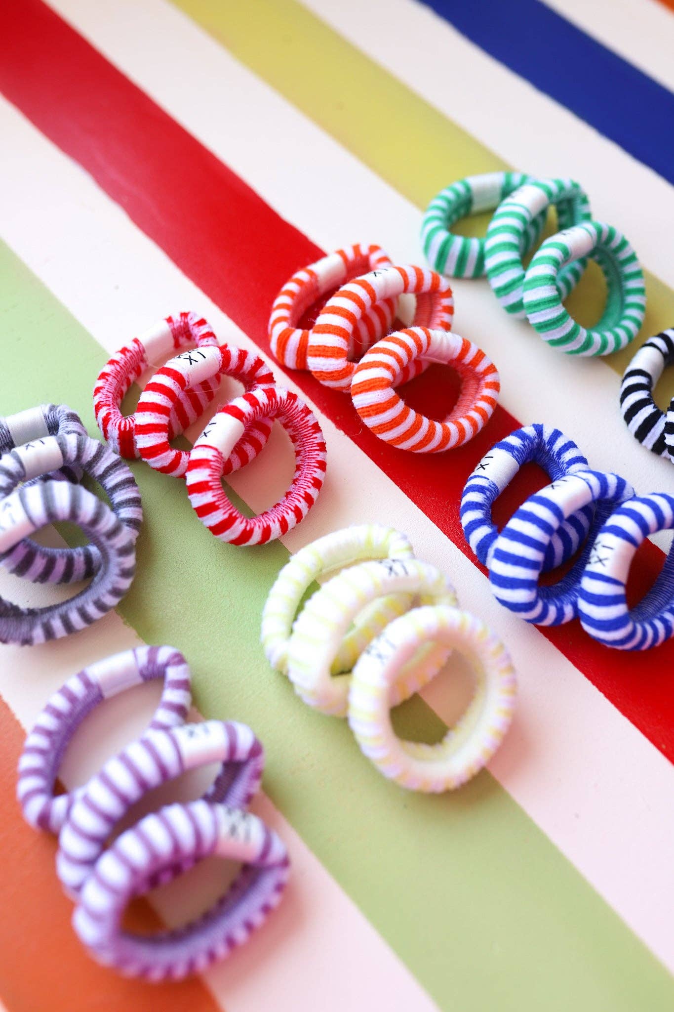 Striped Hair Ties (Pack of 3) – Ma Maison + Co.