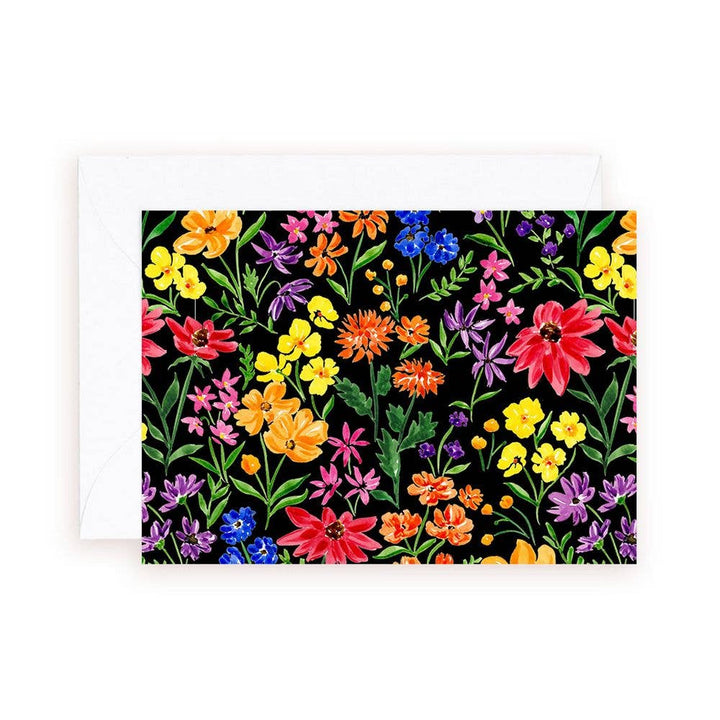 Contrast Wildflowers Mini Card