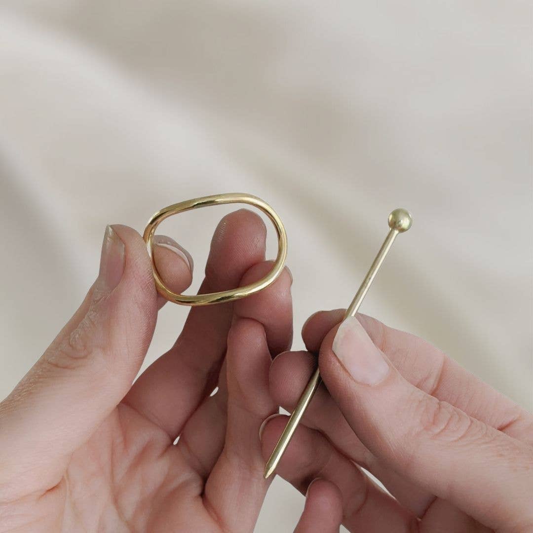 Smooth Sphere Mini Hairpin