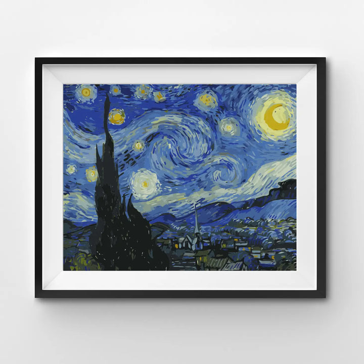 Starry Night Paint By Numbers