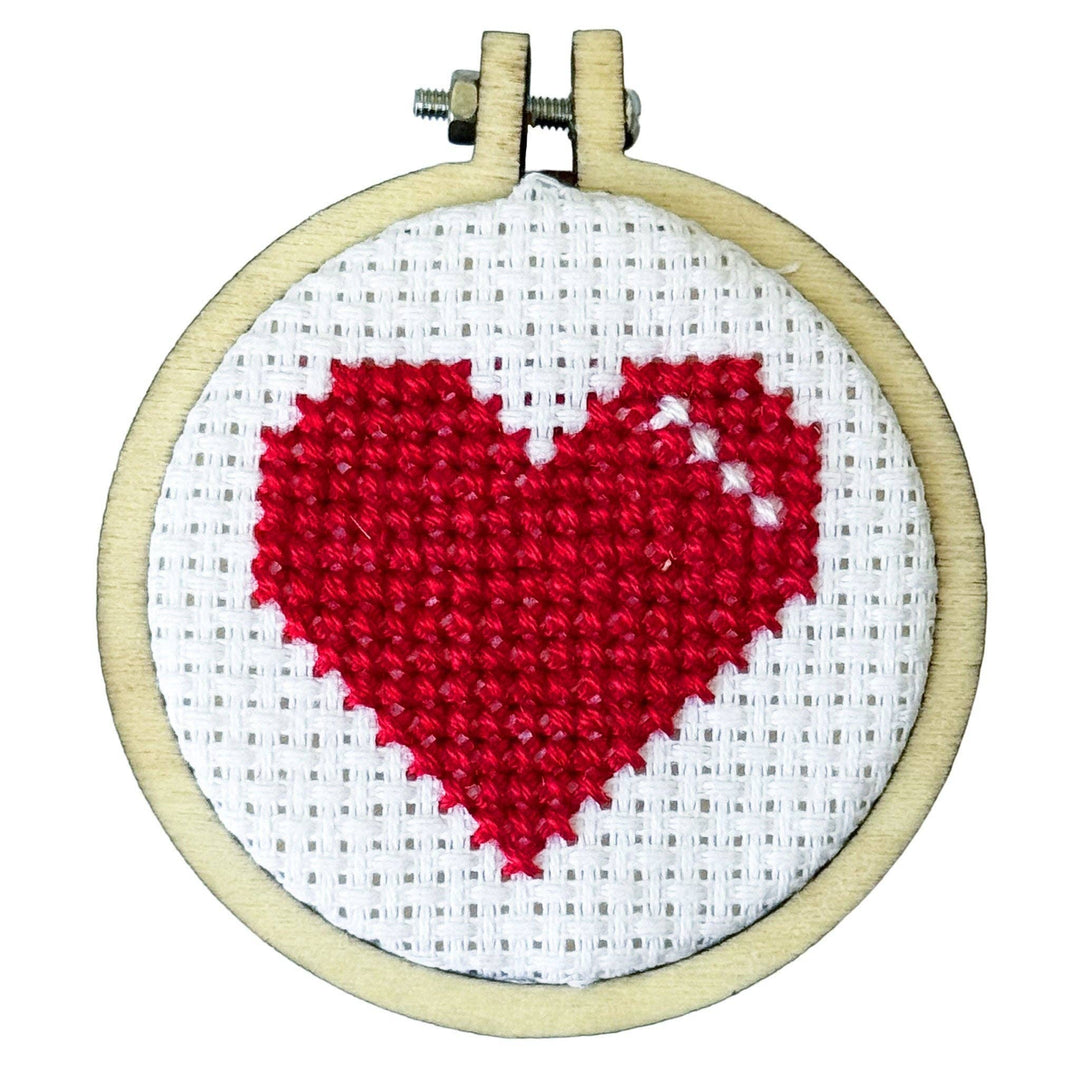 I Love You Mini Cross Stitch Kit