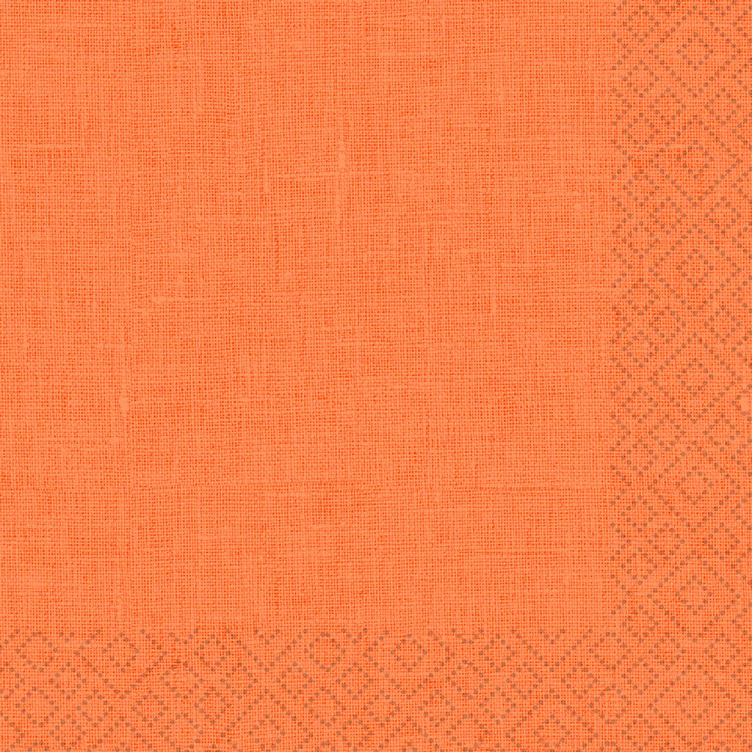 Linen Sun Orange Cocktail Napkin