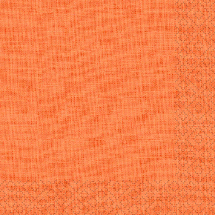 Linen Sun Orange Cocktail Napkin