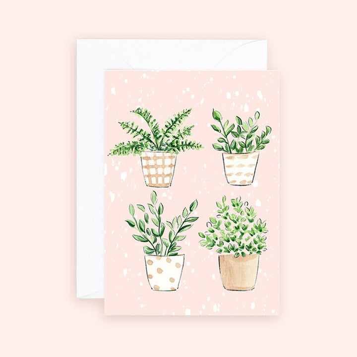 Plants Quartet Mini Card