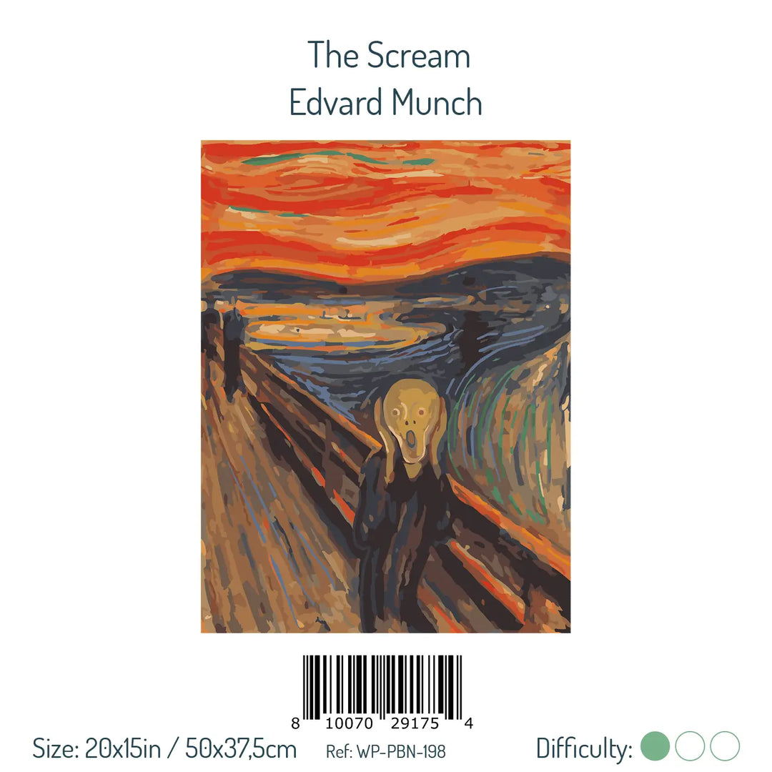 The Scream Paint By Numbers