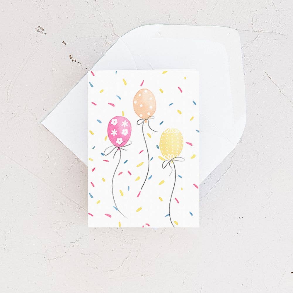 Cue The Confetti Mini Card