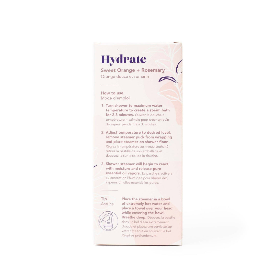 The Bathologist Hydrate Shower Steamers 