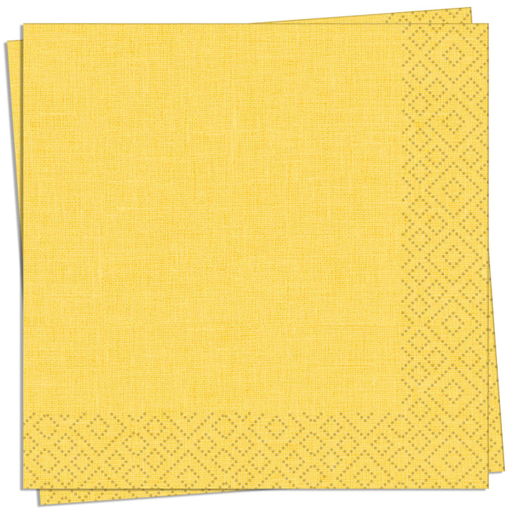Linen Yellow Luncheon Napkin