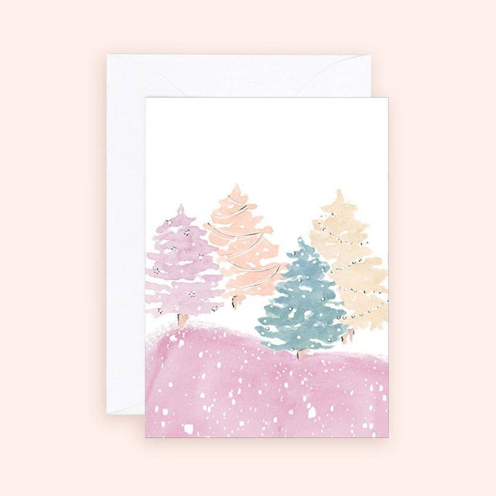 Pastel Christmas Mini Card